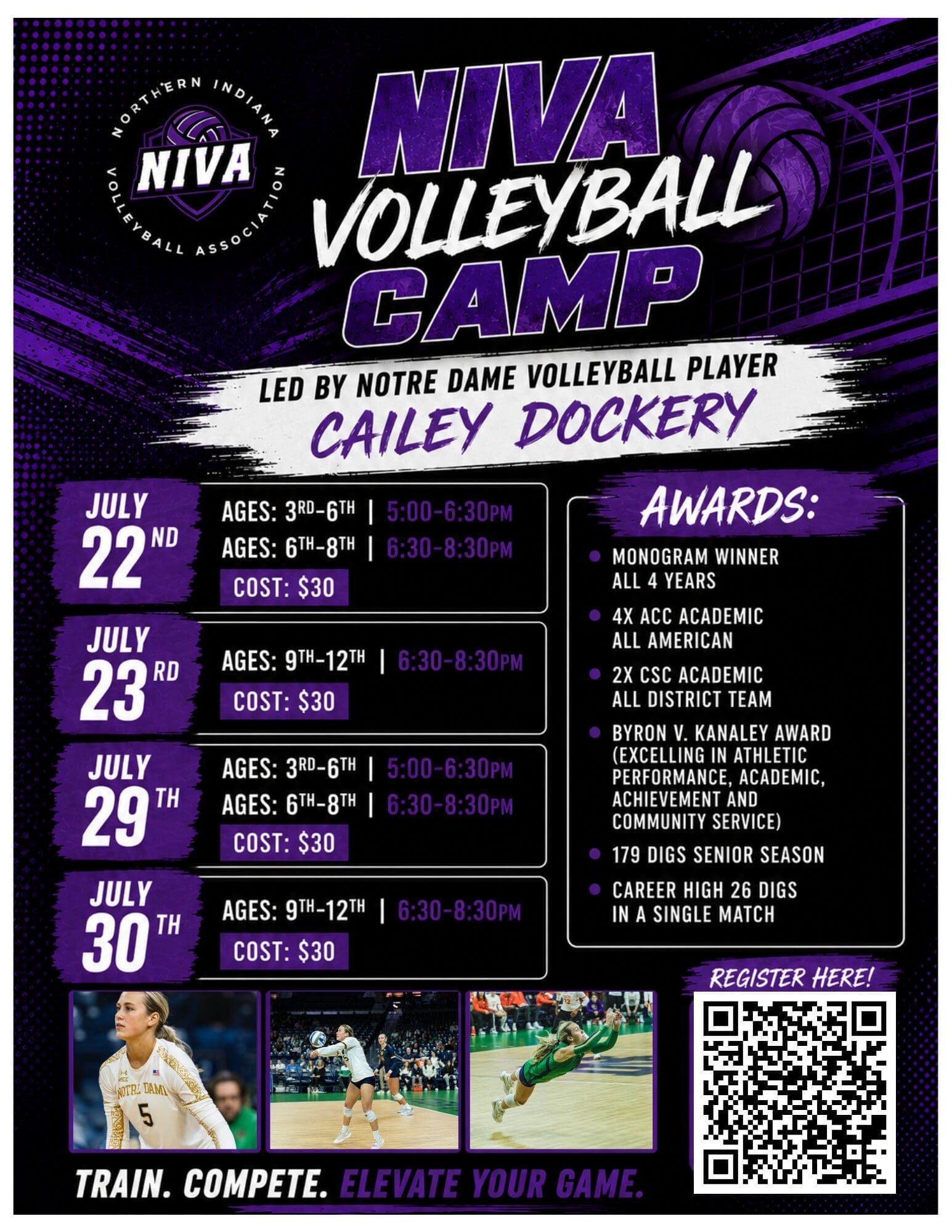 NIVA summer programming. Click to register